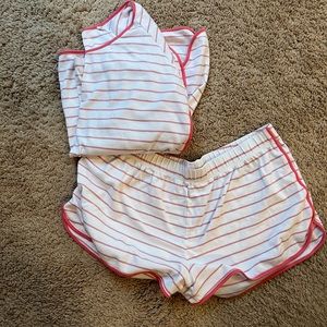 Lake Pajamas Size XL Long Sleeved Shirt and Shorts